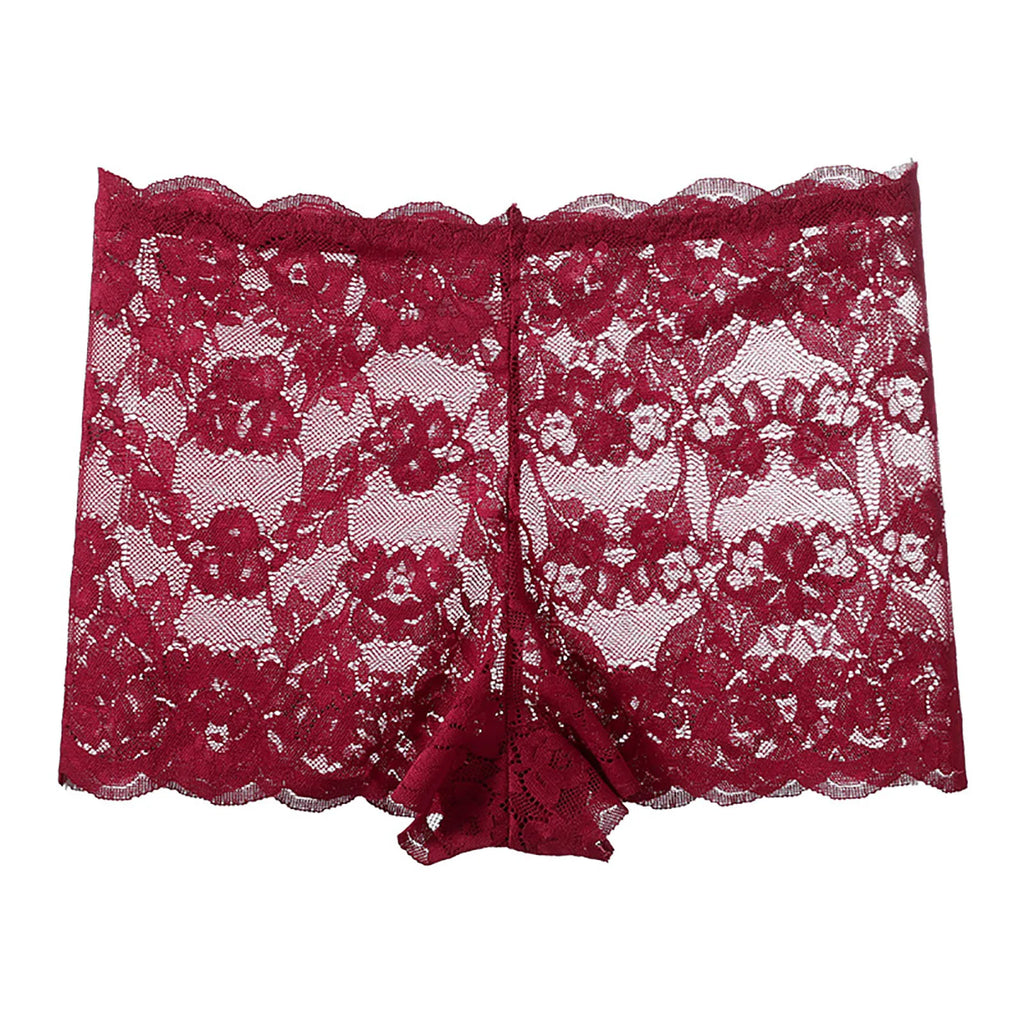 2026 Women Lace Flat Corner Underwear Womens Sexy Knickers Shorts Laces Patchwork Seductive Panties LenceríAs De Mujer 여성 극단적속옷