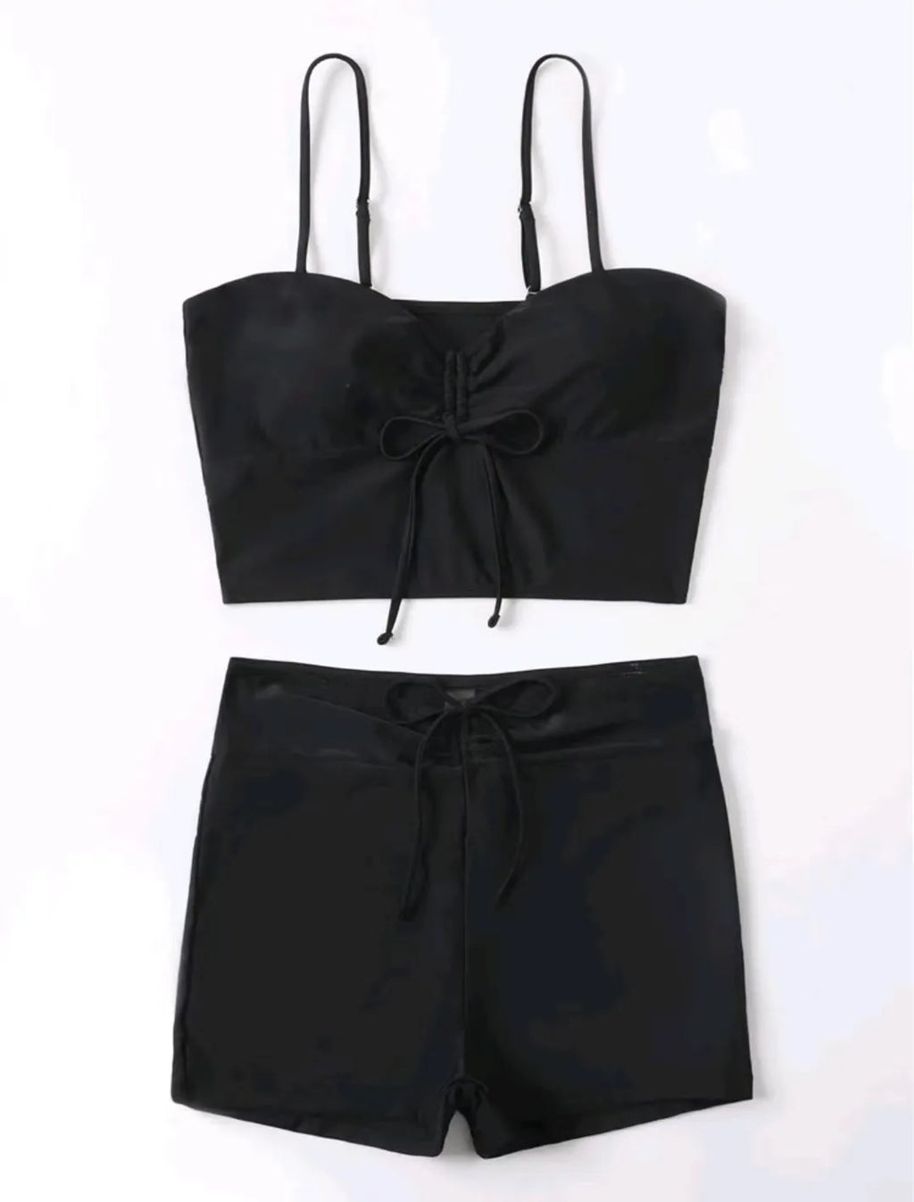 2026 Leaf Batch Swimsuit Women High Waist Bikini Set Drawstring Swimwear Female Padded Bathing Suit Swimming Beachwear Summer