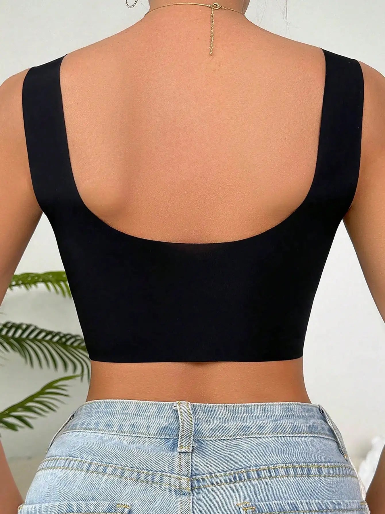 Women's Seamless Bra Sports Bra Top Support Comfortable Underwear Bra Yoga Fitness Back Vest Bra R044