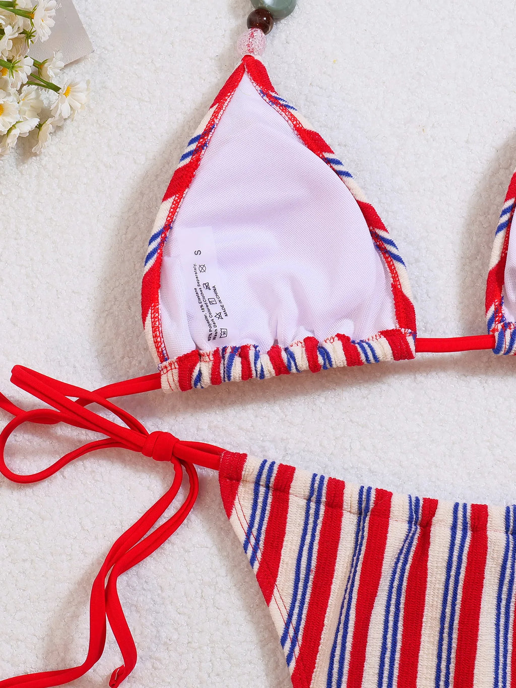DEKA Sexy Push Up Bra Striped Bikinis Sets Women Bandage Triangle Swimsuit Brazilian Summer Holiday Bathing Suit Swimwear