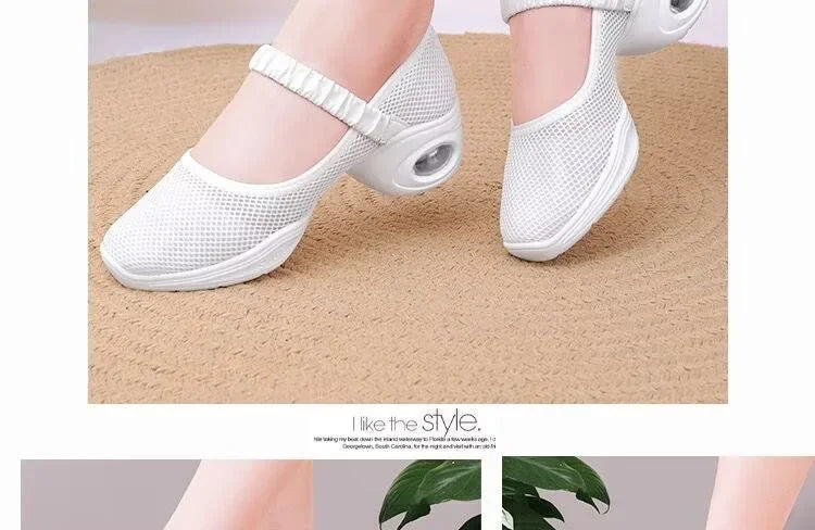 Women Satin Ballet Shoes Breathable Lightweight Ribbon Lace Up Non Slip Square Toe for Office Summer Daily All Season Wear