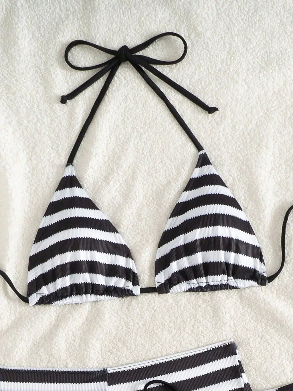 DEKA New Arrival Triangle Striped Bikini Set Women Shorts Swimsuit Micro Swimwear Bathing Suit Brazilian Biquini Sexy Beach Wear