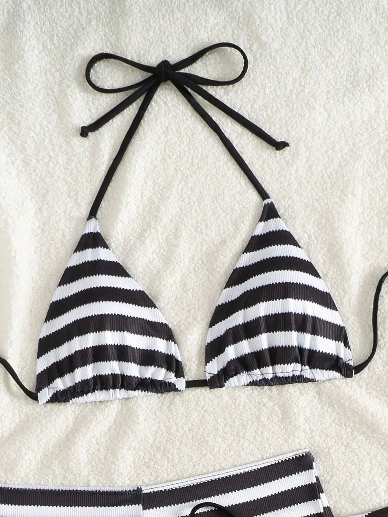 DEKA New Arrival Triangle Striped Bikini Set Women Shorts Swimsuit Micro Swimwear Bathing Suit Brazilian Biquini Sexy Beach Wear
