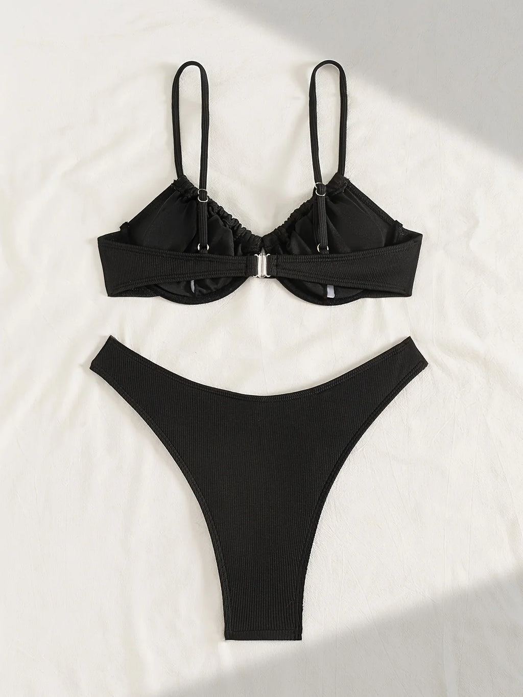 ZTVitality Sexy Solid Underwire Bikinis 2025 New Arrival Two- Piece Push Up Swimsuit Women's Swimwear Summer Beachwear Biquini