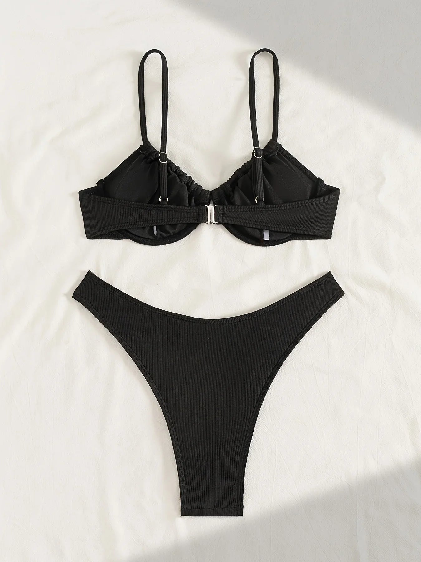ZTVitality Sexy Solid Underwire Bikinis 2025 New Arrival Two- Piece Push Up Swimsuit Women's Swimwear Summer Beachwear Biquini