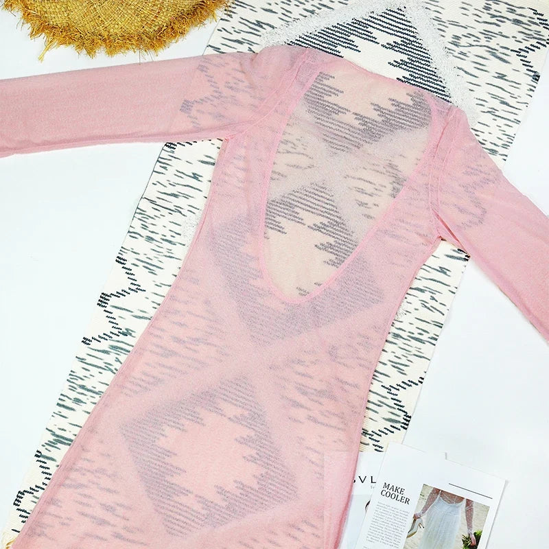 Sexy Solid 3 Piece Micro Bikinis Women Swimsuit 2025 New Swimwear With Long Sleeve Bathing Suit Beachwear Biquini Female