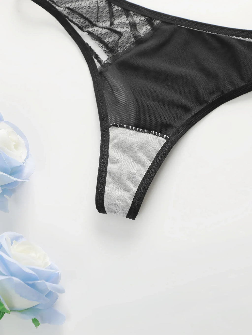 New Design High-Quality Lingerie Set With Sexy butterfly Line Mesh Plicing Women's Underwear Push Up Bra 2 Pieces YS2417