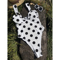 2026 Sexy Polka Dot U Neck Women Swimwear One Piece Swimsuit Female High Leg Cut Monokini Padded Bather Bathing Suit Swim V8273
