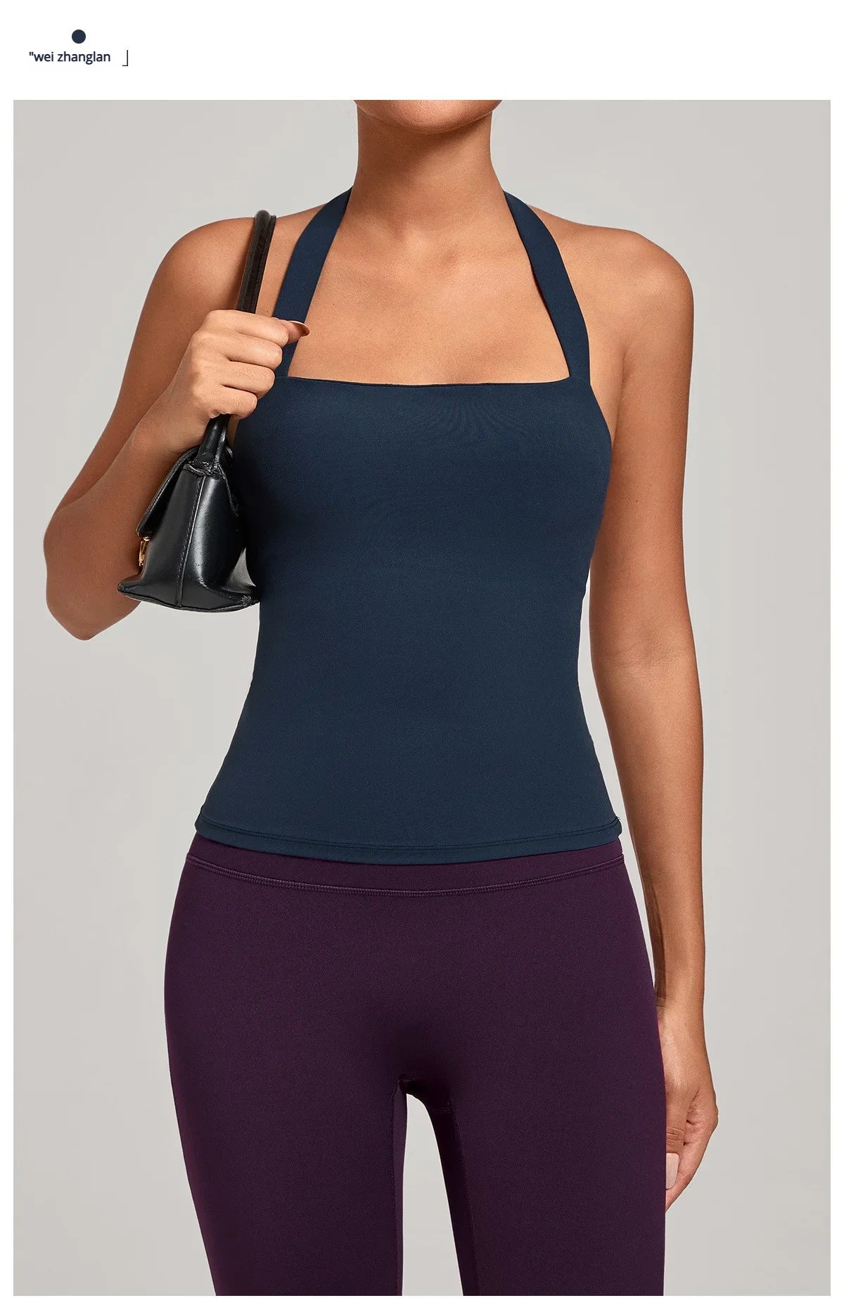 Sports Yeautifulback Breathoga Vest Neck Hanging Detachable Chest Pad Women Bra High Elasticity Slim Bable Running Sports Vest