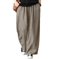 Casual Wide Leg Trousers Women Solid Long Pants Breathable Comfortable Loose Leisure Harem Pants for Outdoor