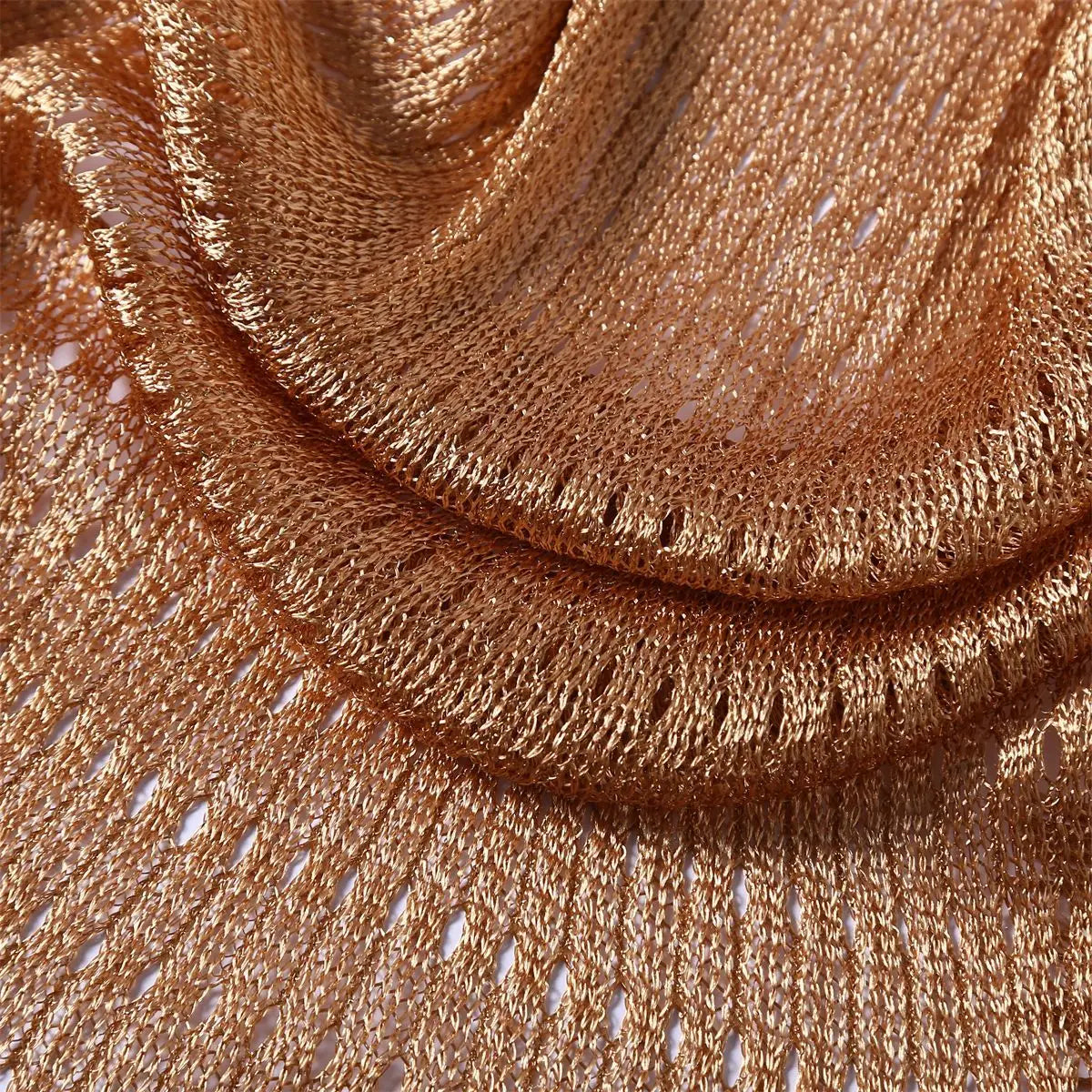 4 Colors Shawl Solid Swimsuit Bikini Cover Up Women Hollow Fringed Cardigan Bright Silk Cape Bathing Suit Cover Ups for Swimwear