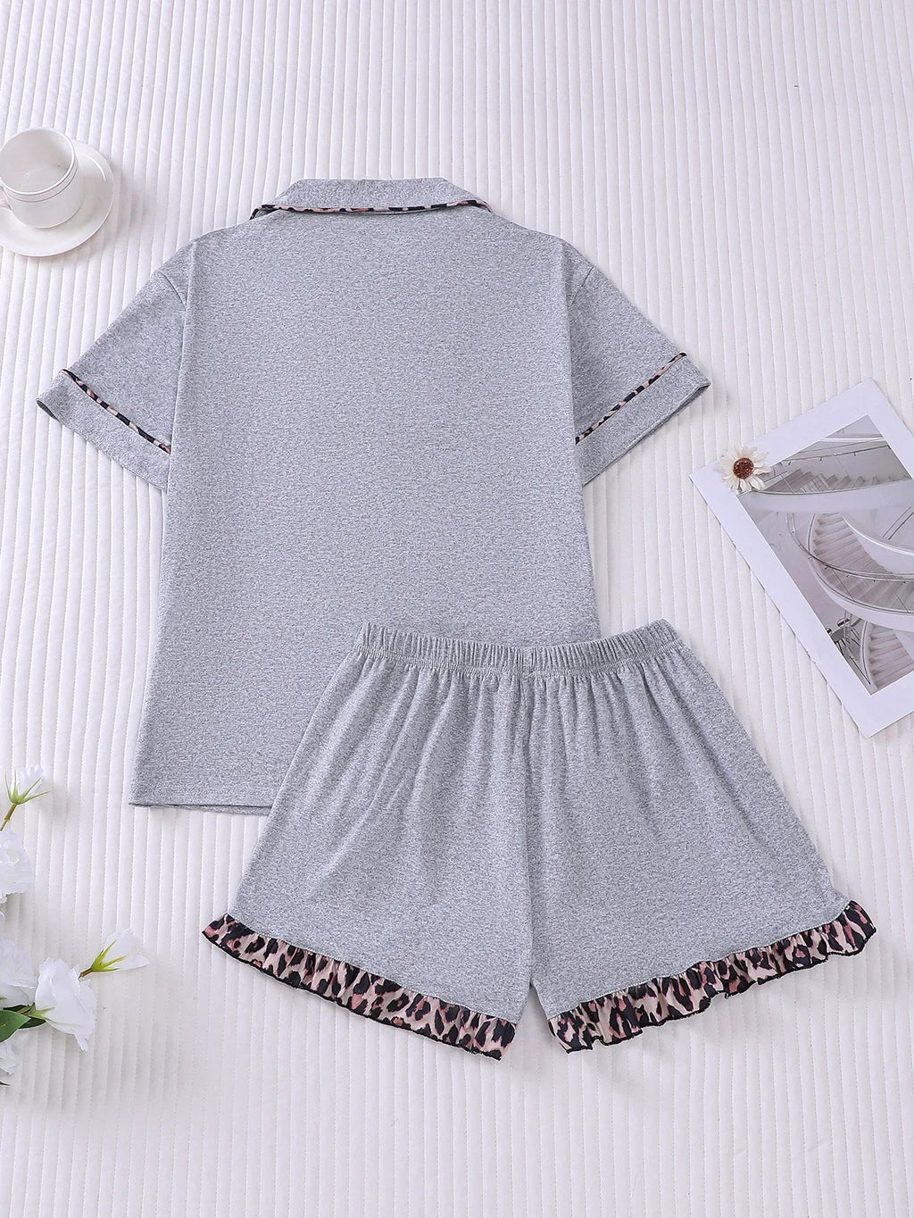 Women's Sleepwear 2026 New Summer Comfortable Pajamas Sets for Women Lapel Homewear Short Sleeve Shorts Set Pijamas Pajamas Set