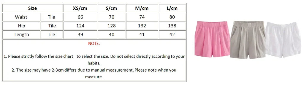 Foridol Casual 2 Pcs Shorts Women Set Linen Cotton Pink Oversize Buttons Shirt+shorts Outfits Summer Autumn White Fashion Set