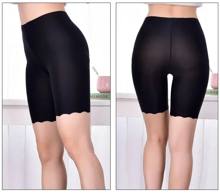 Seamless Safety Short Pants Summer Women Plus Size Boxers For Female Anti Rub Safety Shorts Under Skirt Panties Underwear 3XL