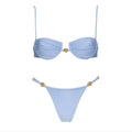 2026 2Pcs Sexy Women One Piece Swimsuit Female Push Up Swimwear Biquini  High Cut Monokini Solid Swim Suit Bathingsuit Beachwear