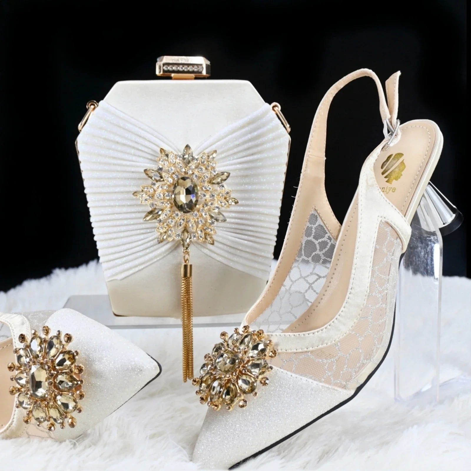 Doershow fashion BLUE Italian Shoes With Bag High Quality Italy Shoe And Bag set For wedding!   HGH1-11