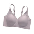 Women's Wireless Bra Full Coverage Push Up Support Bralette Seamless No Underwire Comfort Bra Wavy Edge Yoga Sports Bra