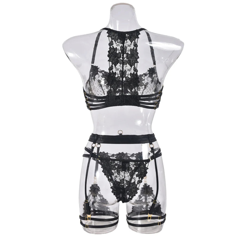 Women's Sexy Underwear for Women Set Lingerie Fancy Products Set Bra Ladies See-through Bralettes Bh Below Lingeries Woman Bras