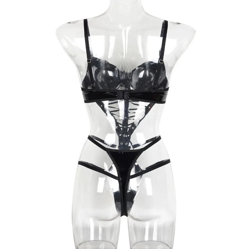 Toucheart Underwear Sets Sexy Lingerie Sets Woman Sexiest Bra Set Full Network Lingerie for Sex Transparent Clothing Bra Corset