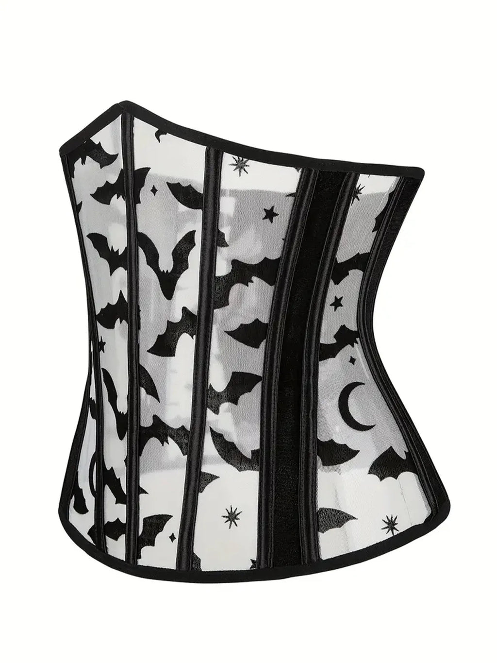 Royal corset body-shaping corset undergarment thin and breathable summer style with a cinched waist and plastic-boned mesh sexy