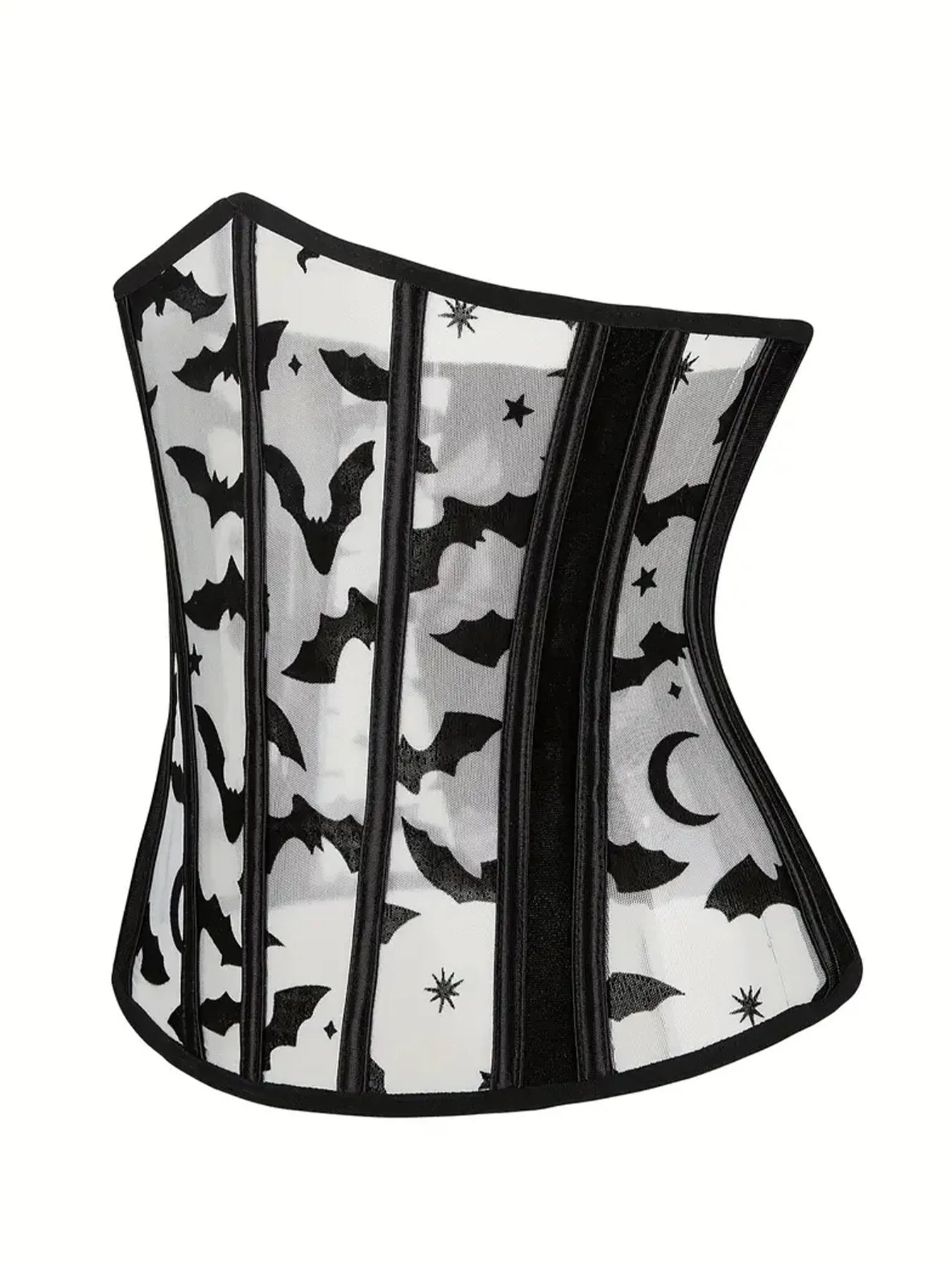 Royal corset body-shaping corset undergarment thin and breathable summer style with a cinched waist and plastic-boned mesh sexy