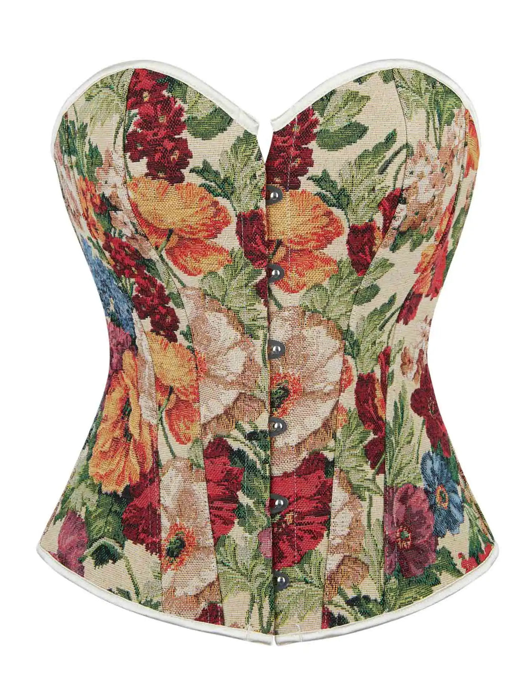 Spring new court Corset Jacquard tube top lace-up body shaping coat