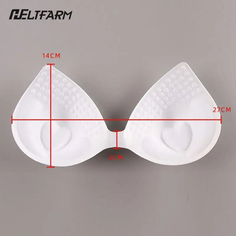 Swimsuit Padding Inserts Women Clothes Accessories Foam Triangle Sponge Pads Chest Cups Breast Bra Inserts Chest Pad