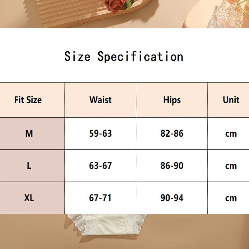 3Pcs/Set Women Ice Silk Seamless Briefs Sexy Comfortable Stretchy Semi Sheer French-Cut Panties Women's Underwear Breathable