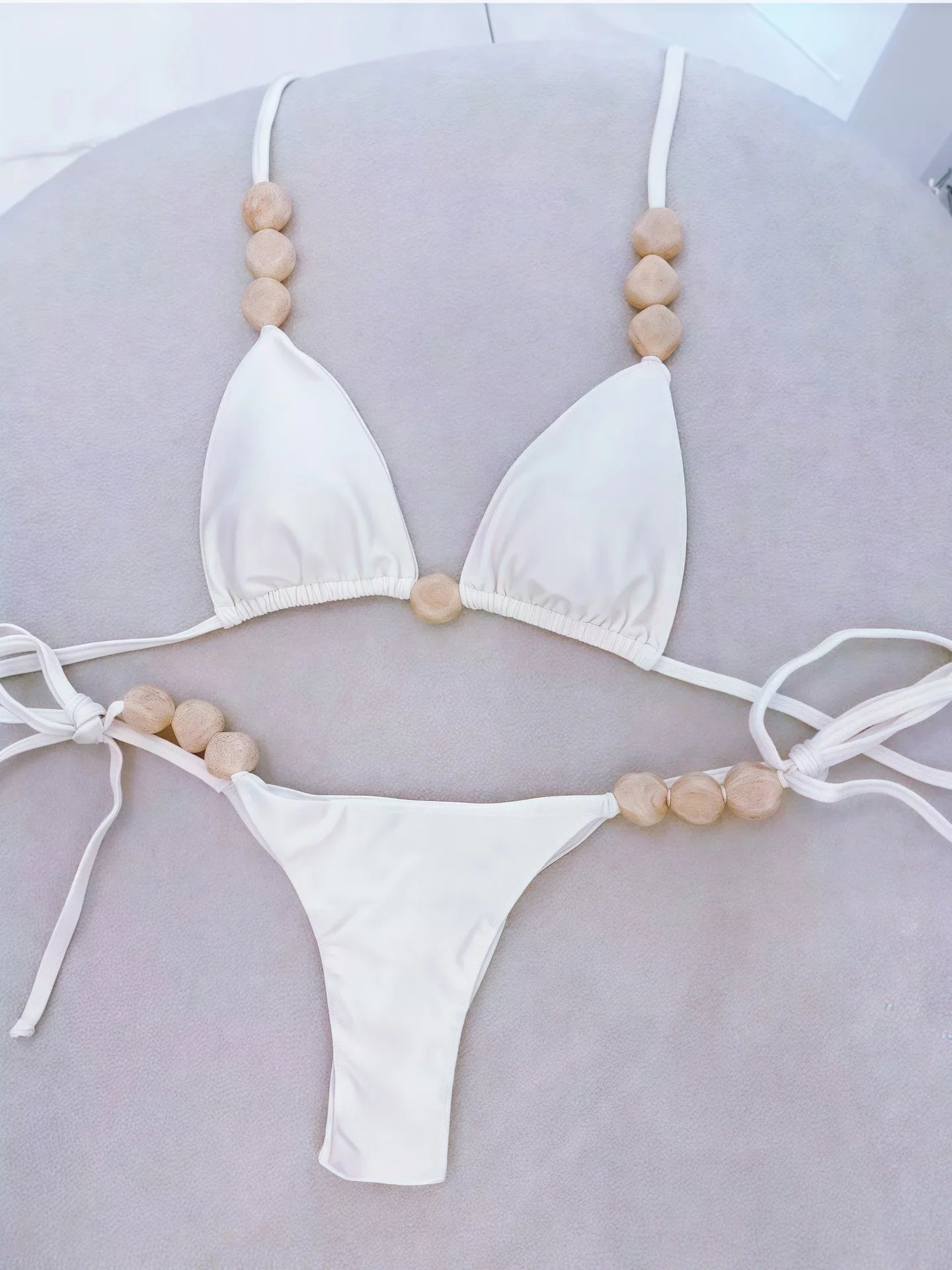DEKA Thong Solid Bikini Set Stone Swimsuit Push Up Bikinis Women Swimwear Female Biquinis Bathing Suit Swimming Suits Beachwear