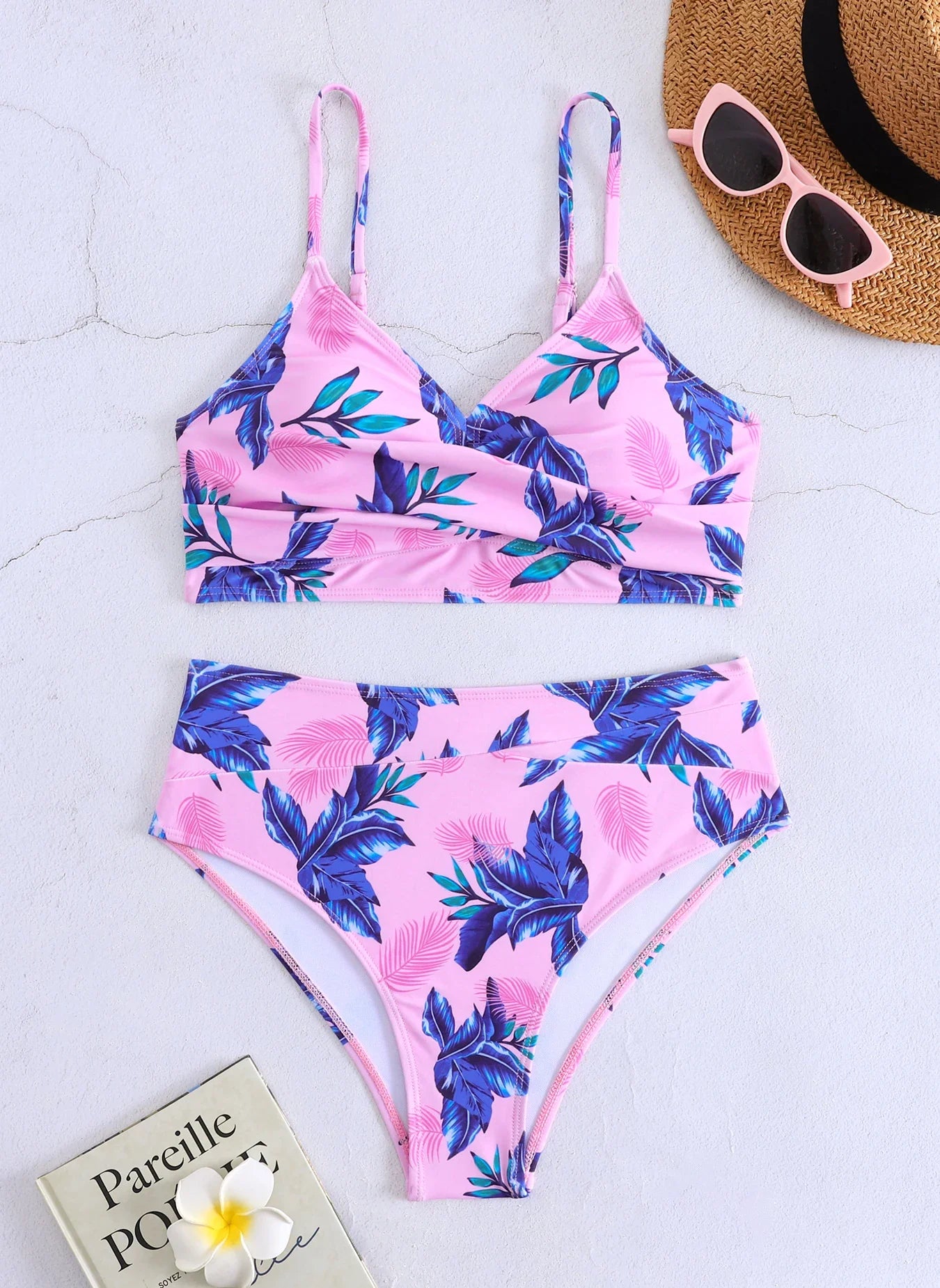 Sexy High Waist Bikini 2026 Women Halter Swimwear Female Swimsuit Solid Bathers Swimming Bathing Swim Suit Summer Beachwear