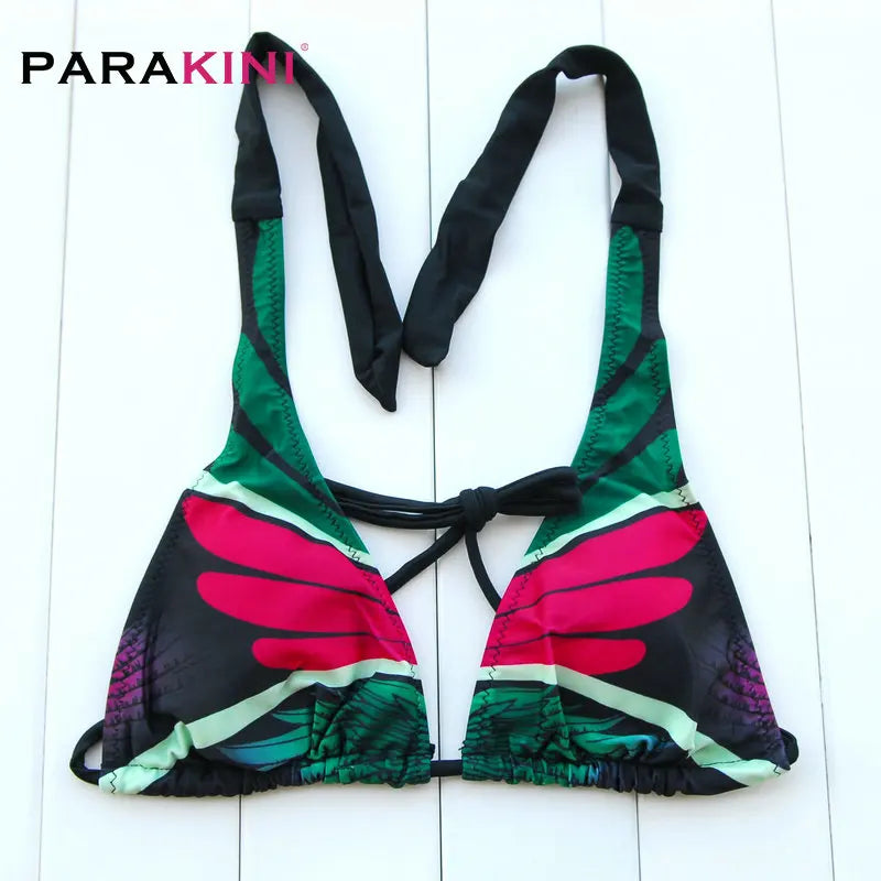 DEKA Women Printed Bikini Set Swimwear Brazilian Diamond  Halter Bandage Bathing Suit Push Up Swimsuit Biquini Summer Beachwear
