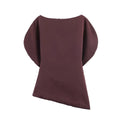 Women's Fashionable Elegant Versatile Puff Sleeve Top Women Boat Neck Puff Sleeve Hem Blouse Solid Color Slim Fit Top ASH4