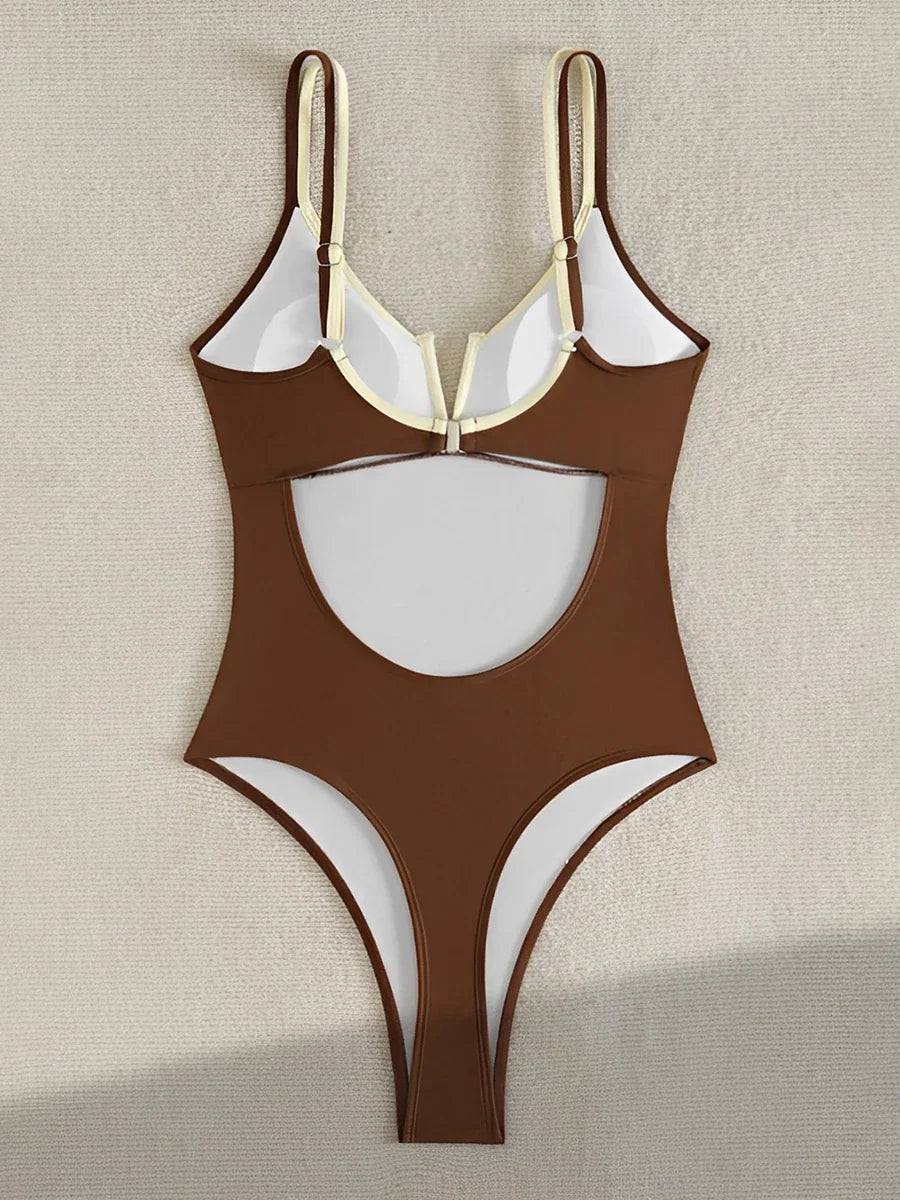 2026 Sexy Strappy Swimsuit One Piece Black Swimwear Female Solid Bathers Bathing Swimming Swim Suit Beachwear