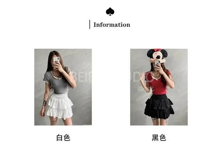 Cake Skirt White Fluffy High Waisted Girlish Style Short Half Skirt Black Ballet Skirt Fashion Sweet Korean Women 2026 New 55OK