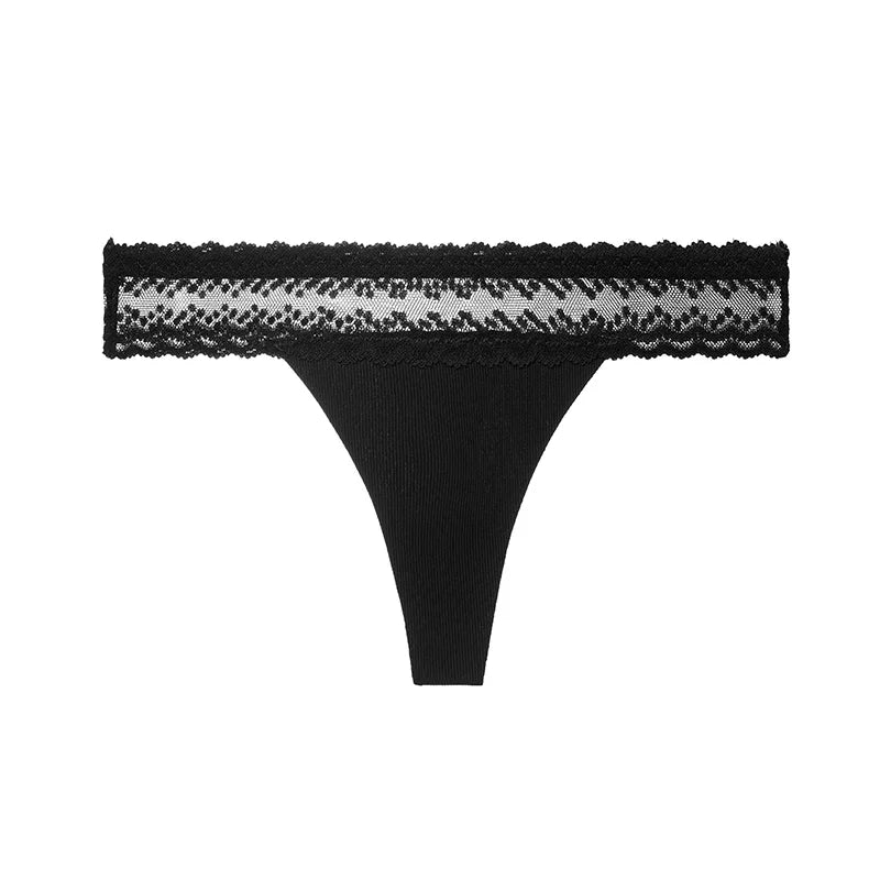 Ice Silk Girls G String Sexy Panties Women Briefs Thong Seamless Lace Underwear Yoga oFemale Thin Low Waist Lingerie Size S-XL
