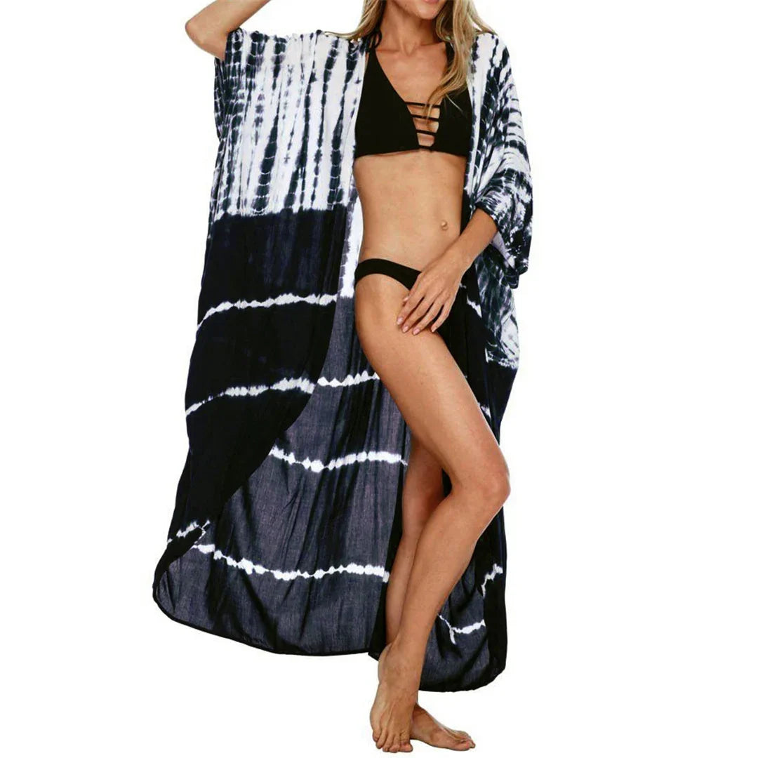17 Colors Leopard Printed Colorful With Belt Tunic Cover-ups Beach Dress Beach Wear Beachwear Female Women Beach Cover Up V4510L