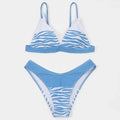 ZTVitality Print Patchwork Women Swimsuit Sexy Bikini 2022 New Arrival Straps Padded Bra Summer Beach Swimwear Brazilian Biquini