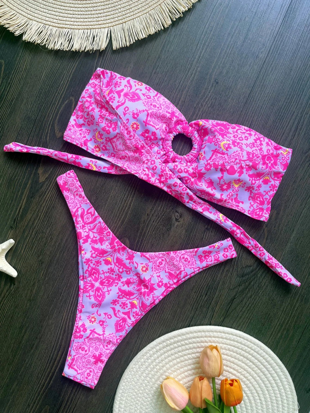Micro Bikini Push Up Women Swimsuits 2026 Sexy Female Swimwear Brazilian Bikini Set Thong Biquini Swim Suits Print Beachwear