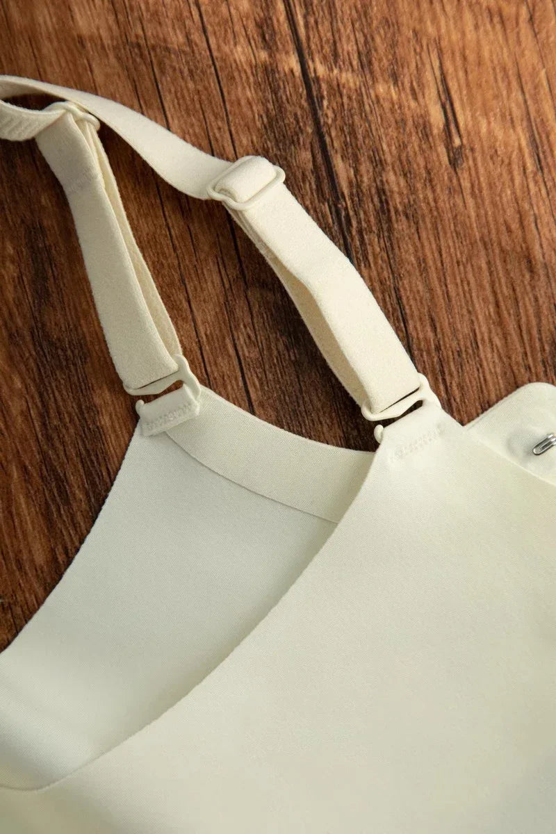 MOYISU Anti-Sag Full Coverage Bra Small Bust | Wireless Push Up Lift | Seamless Bralette for Summer Cooling Comfort CA Underwear