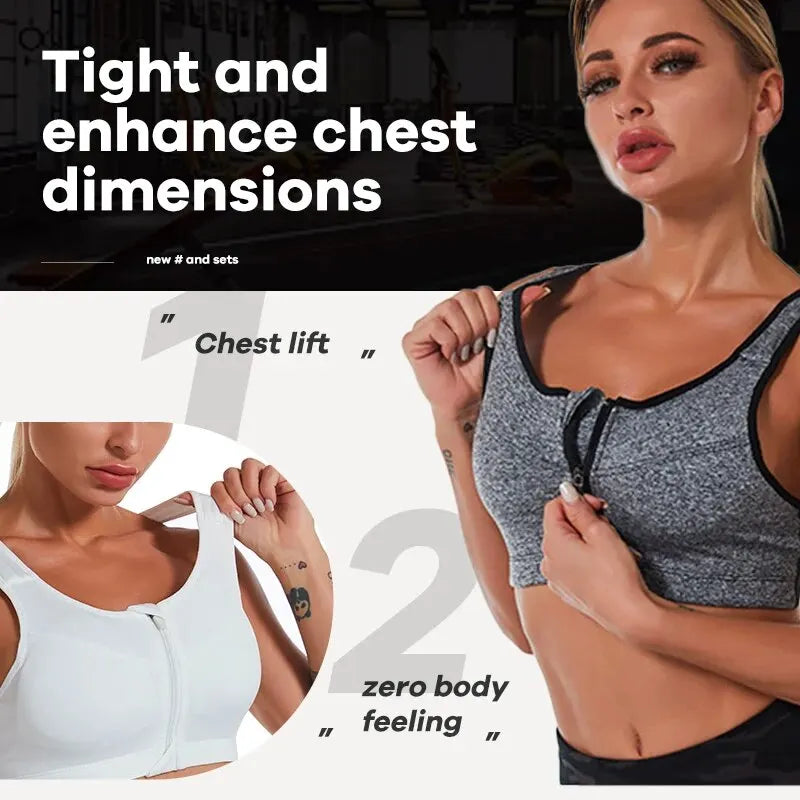 CZGUKE Yoga Fitness Bra Shock-absorbing Sports Bra Breathable and Quick Drying Training Running WOMEN'S Underwear