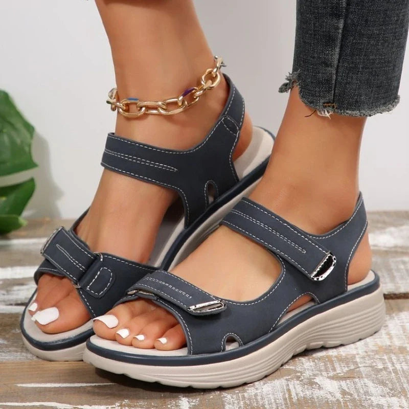 Summer Women Sandals Wedges Non-slip Women Casual Shoes Beach Open Toe Slippers Comfor Fashion Women Sandalias