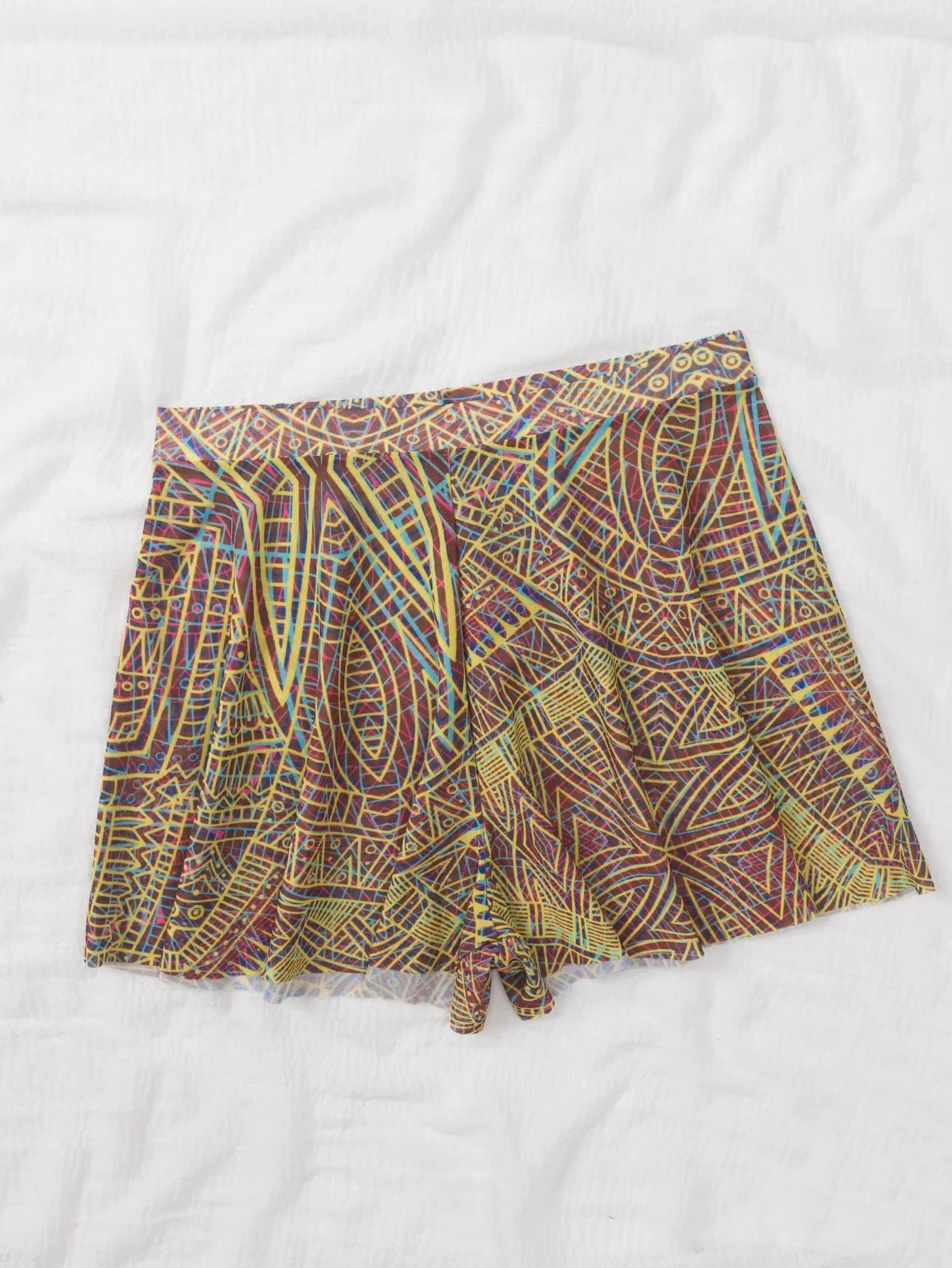 Mesh Women Trim Cover Up Shorts Beach Swimsuit Cover-Ups For Swimwear Beach Shorts 2026 Summer Beachwear Swimwear Sarong Pants