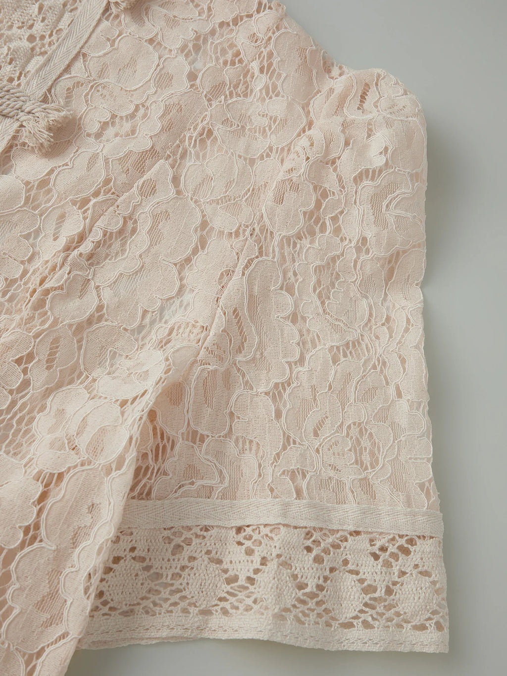 Summer Women's Retro Shirts Sheer Lace Blouse Elegant Stylish Button Down Short Sleeve Tops Casual Sexy