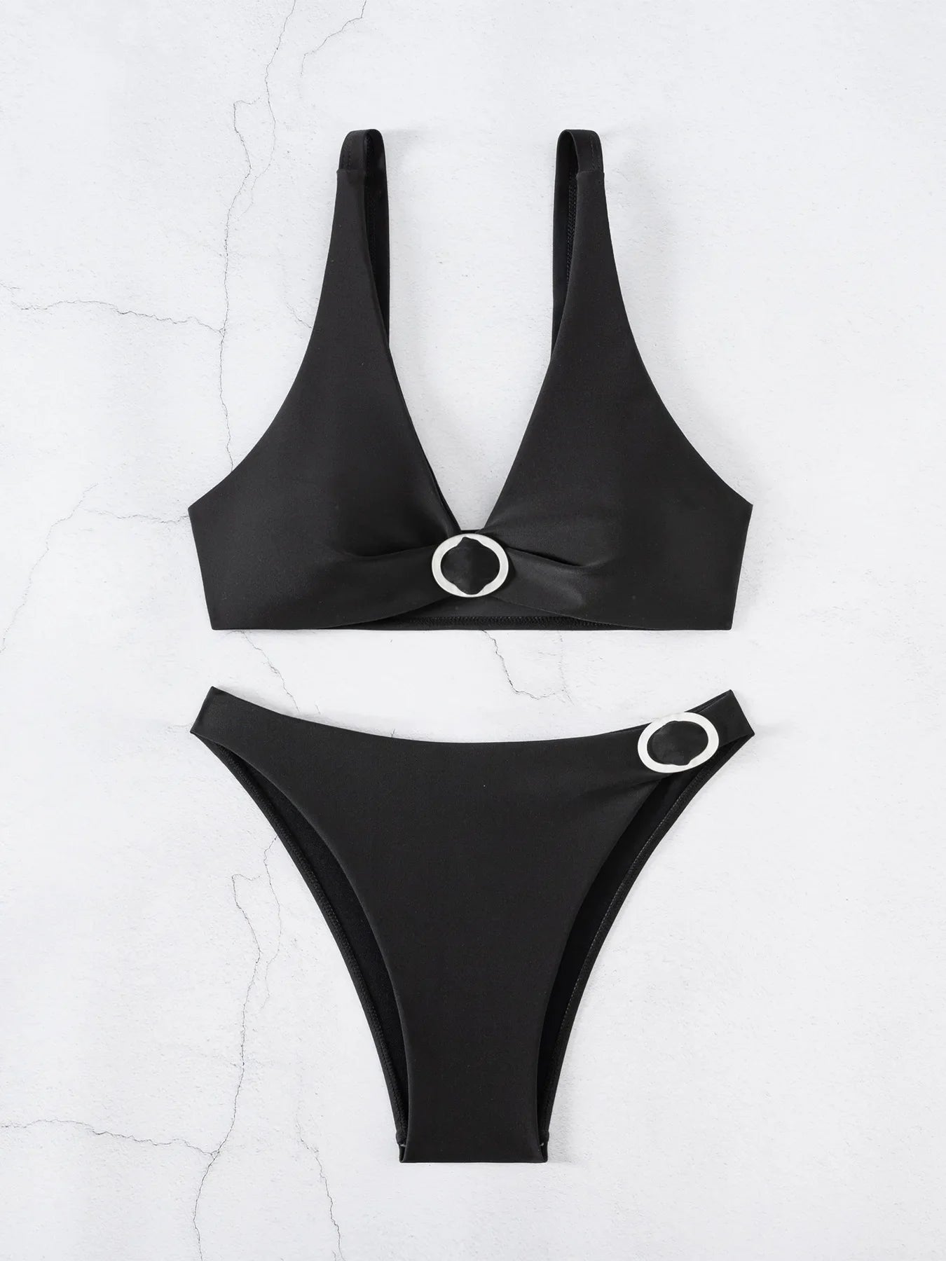 ZTVitality Sexy Black Bikini Set 2025 Biquini New Arrival Push Up Swimsuit Women's Swimwear Summer Beachwear Moda Praia Feminina