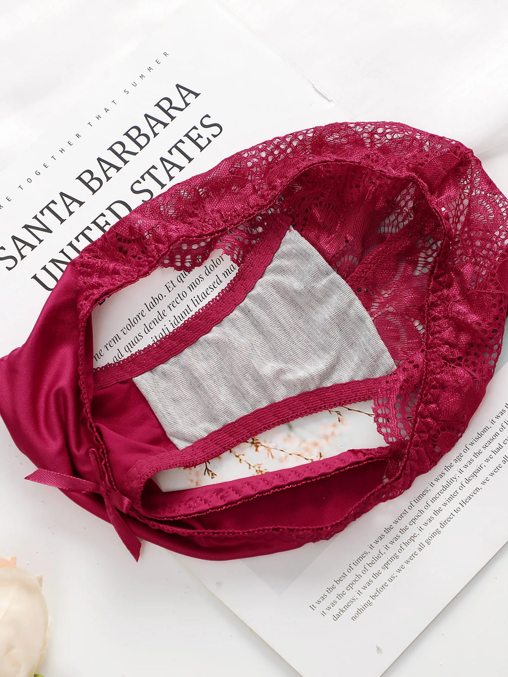 Transparent Floral Two Pieces Bras Panties Set Clothing Sexy Underwire Push Up Lingeries For Women A2123