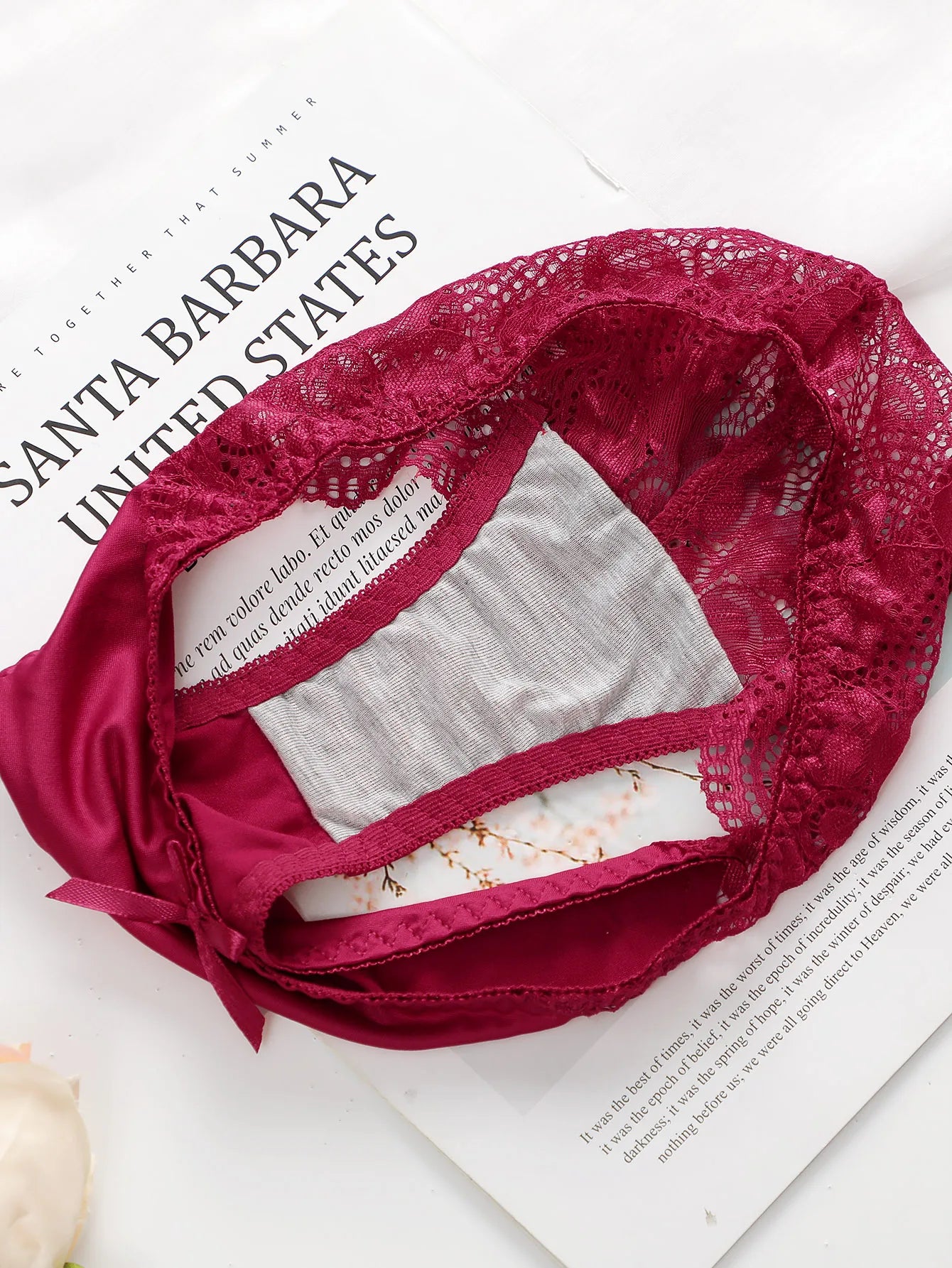 Transparent Floral Two Pieces Bras Panties Set Clothing Sexy Underwire Push Up Lingeries For Women A2123