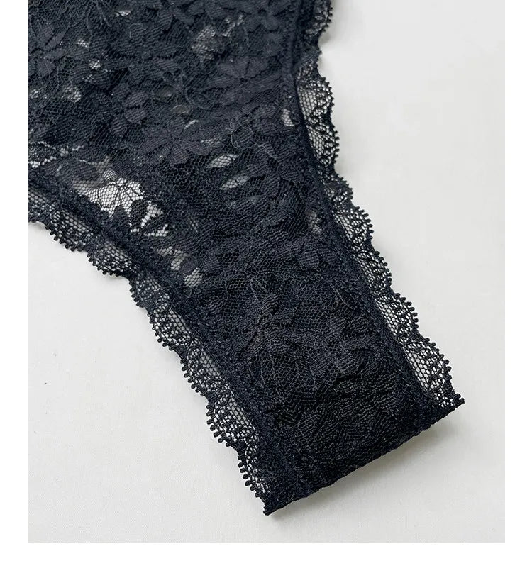 Lace G String Thin Sexy Girls Panties Seamless Women Briefs Thong Hollow Out Underwear Transparent Female Low Waist Lingerie