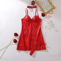 Toucheart Erotic Dress New PU Leather Fashionable Hottie Halterneck Metal Chain Sexy Luxurious Body Shaping One-piece Hip Skirt
