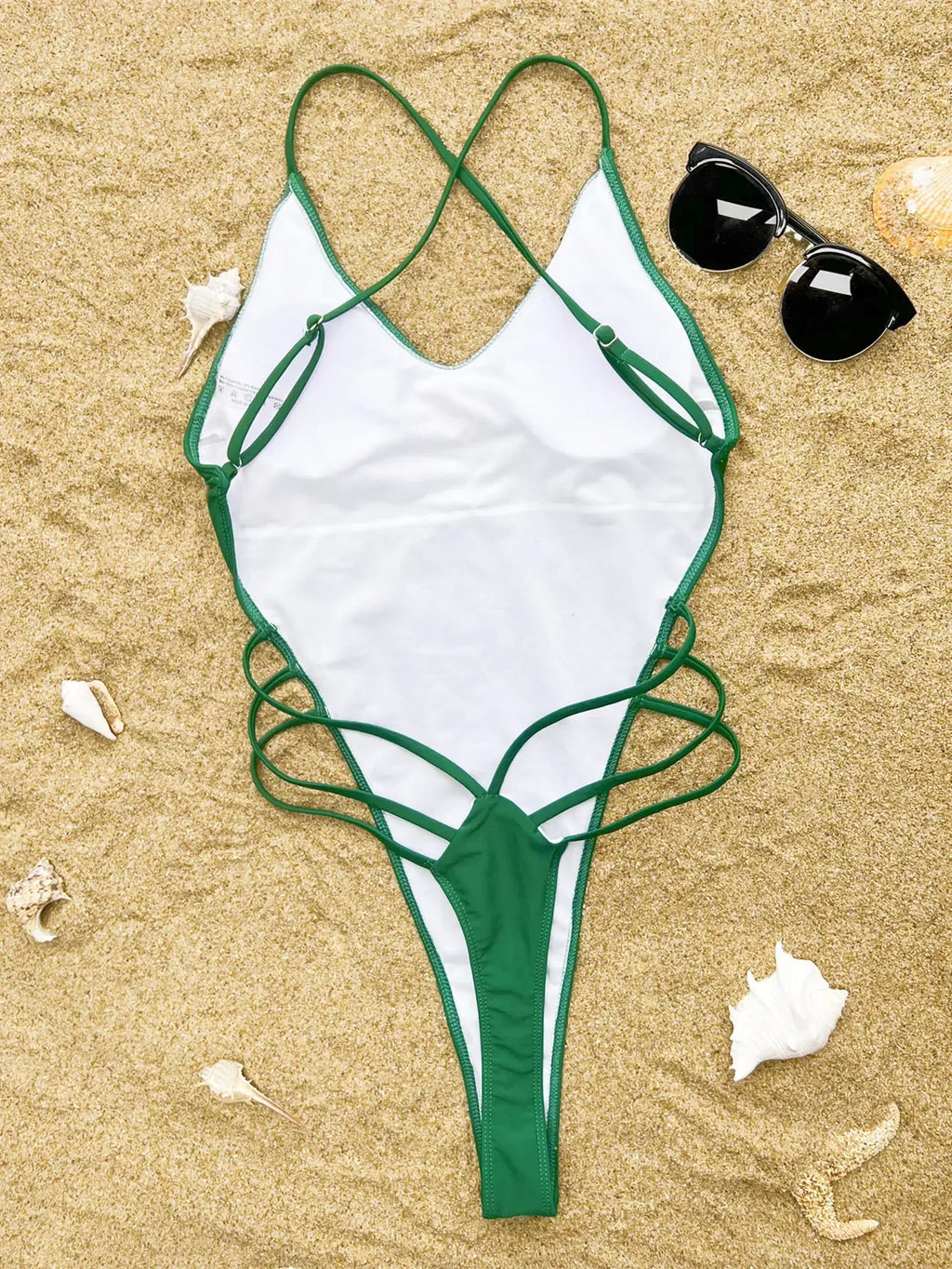 Sexy Backless Bikinis One Piece Swimsuit Bandage Bikini Thong Swimsuit Swimwear Biquini Conjunto De Bikini Tankini Beachwear