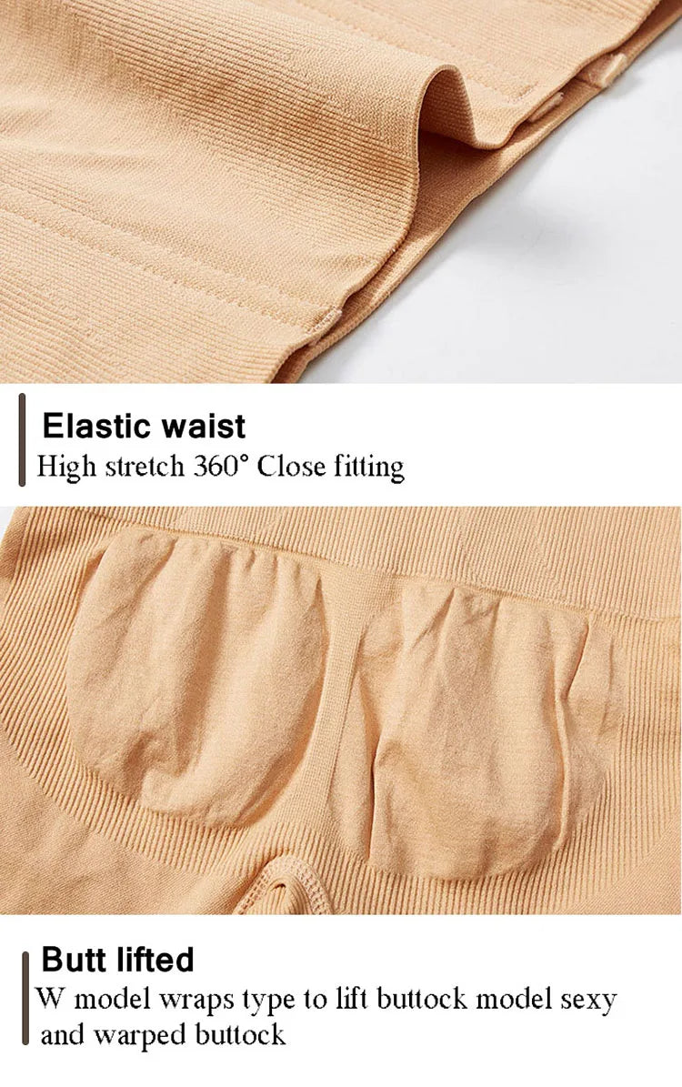 High Waist Trainer Panties Shapewear for Women Tummy Control Hip Butt Lifter Shorts Slimming Sheath Ladies Mid Thigh Body Shaper